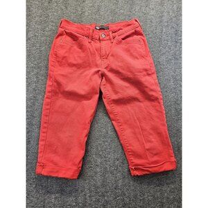 Levis Jeans Womens Size 4 Red Denim High Rise Casual Red Tab Western Outdoors